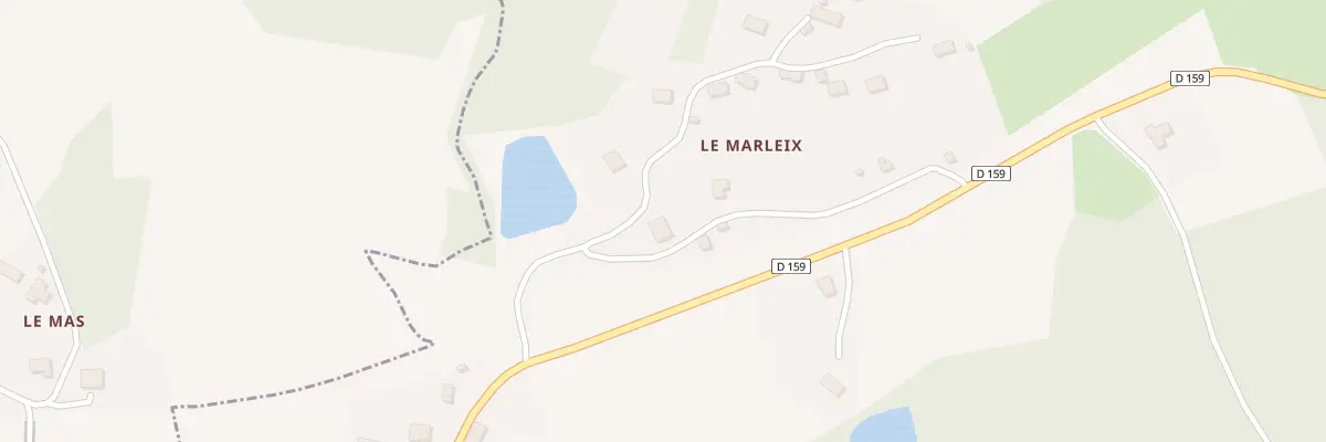 Plan du 5183 Le Marleix à Saint-Fréjoux