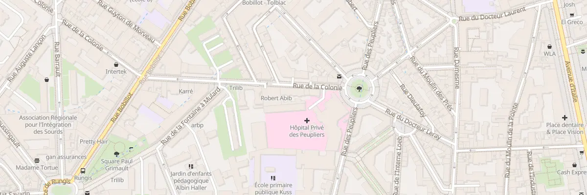 Plan du 76 Rue de la Colonie à Paris 13e Arrondissement