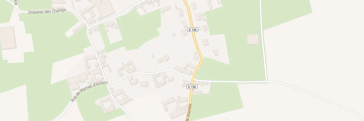 Plan du 38 Rue de Warnes d’Amont à Roquetoire
