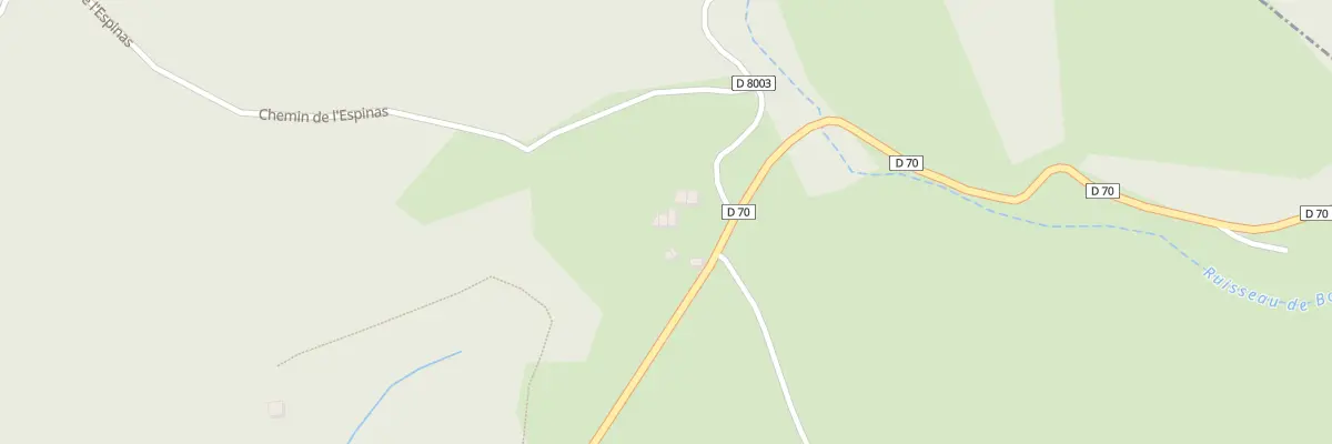 Plan du 12 Col de l’Espinas à Terroles