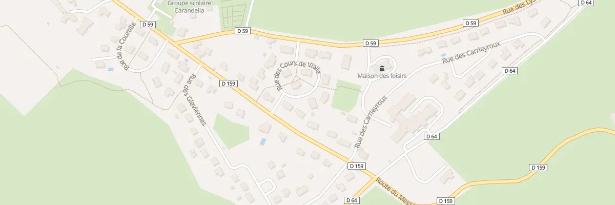 Plan du 21 Rue des Cours de Vialle à Crandelles