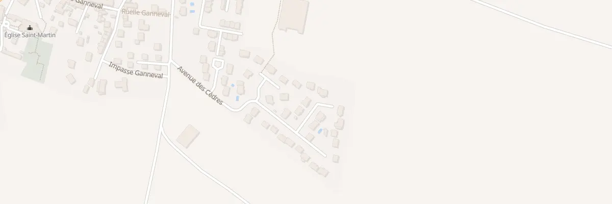 Plan du 12 Av des Cèdres à Attainville