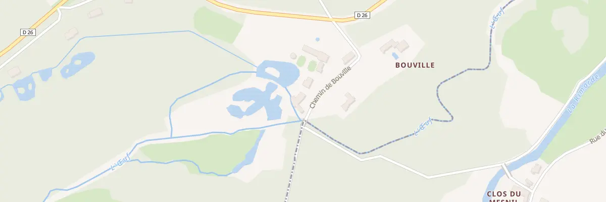 Plan du 5111B Chateau de Bouville à Estouy