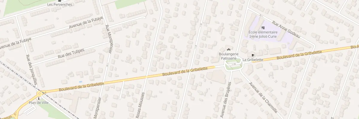 Plan du 25B Bd de la Gribelette à Morsang-sur-Orge