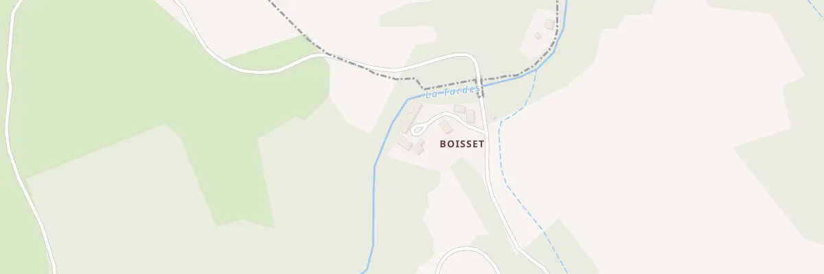 Plan du 6 Boisset à Tardes