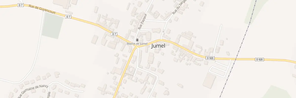Plan du 1 Rue Leon Gambetta à Jumel