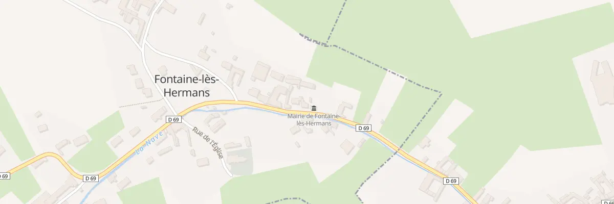 Plan du 8 Rue d’Hurtebise à Fontaine-lès-Hermans
