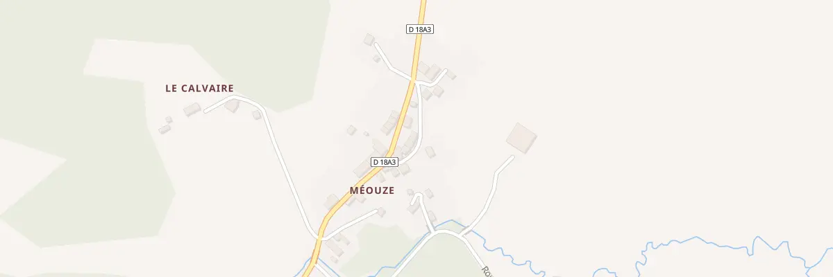 Plan du 5040 Meouze à Saint-Oradoux-de-Chirouze