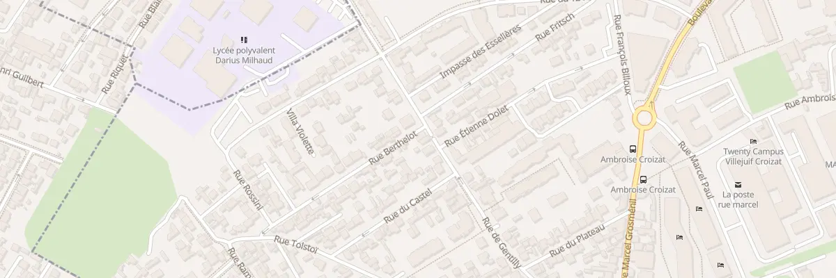 Plan du 61 Rue de Gentilly à Villejuif