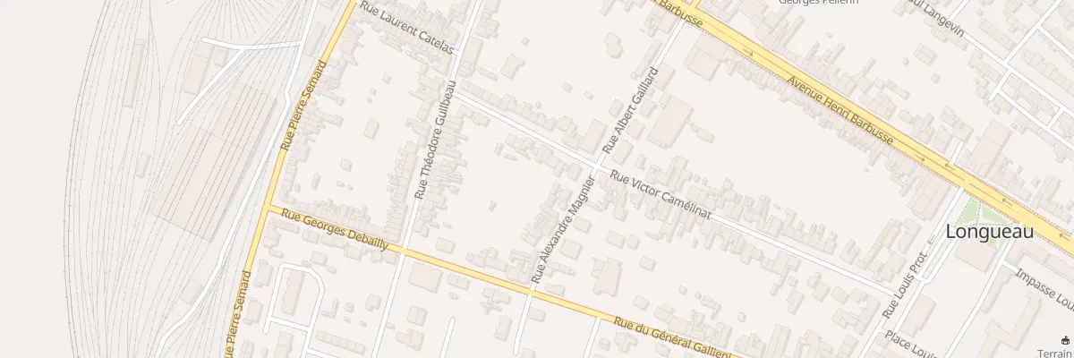 Plan du 14 Rue Victor Camélinat à Longueau