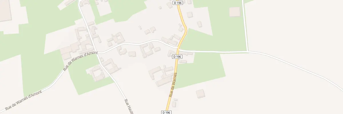 Plan du 1340 Rue de Warnes à Roquetoire