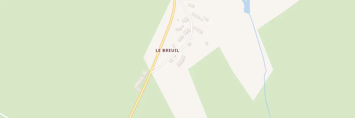 Plan du 1 Le Breuil à Saint-Sauvier