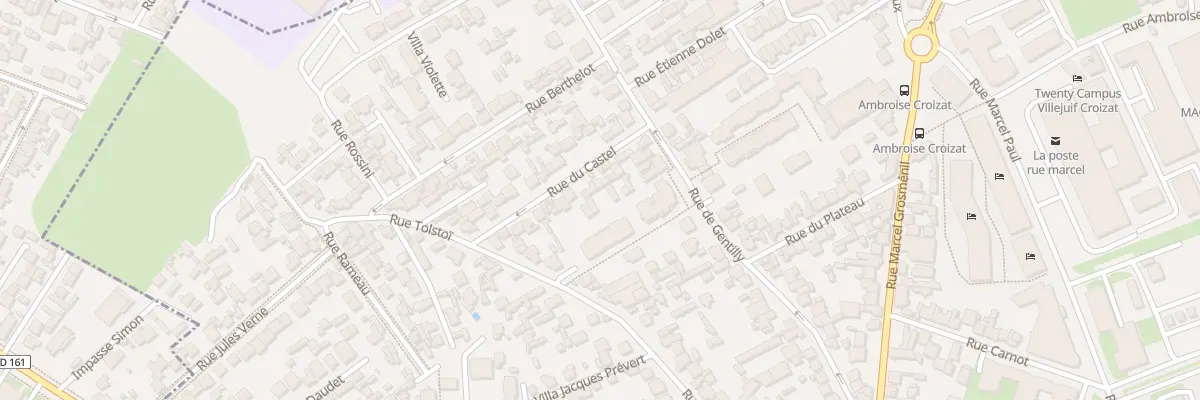 Plan du 47 Rue de Gentilly à Villejuif