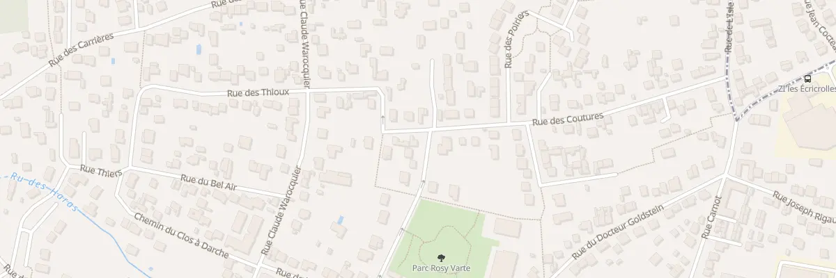 Plan du 14 Rue des Coutures à Groslay