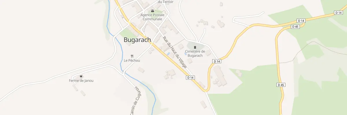 Plan du 36A Le Village à Bugarach