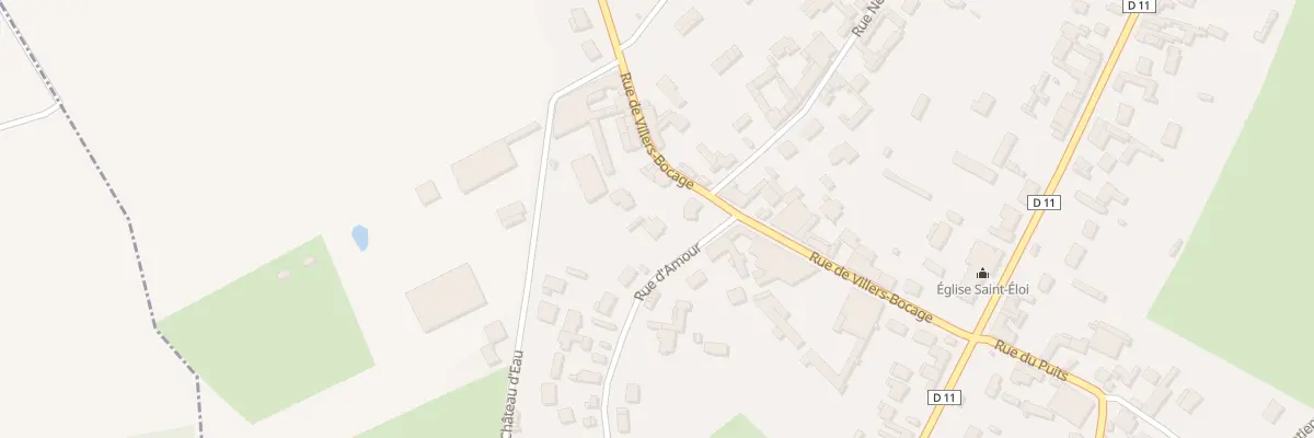 Plan du 4 Rue d’Amour à Rainneville