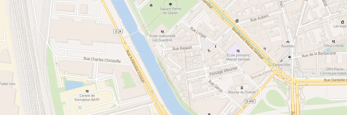 Plan du 3 Rue Samson à Saint-Denis