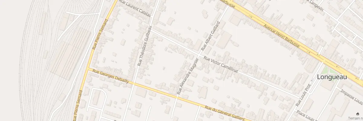 Plan du 16 Rue Victor Camélinat à Longueau