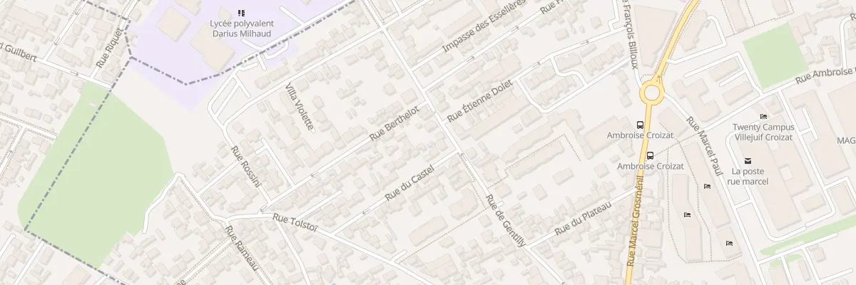 Plan du 55B Rue de Gentilly à Villejuif