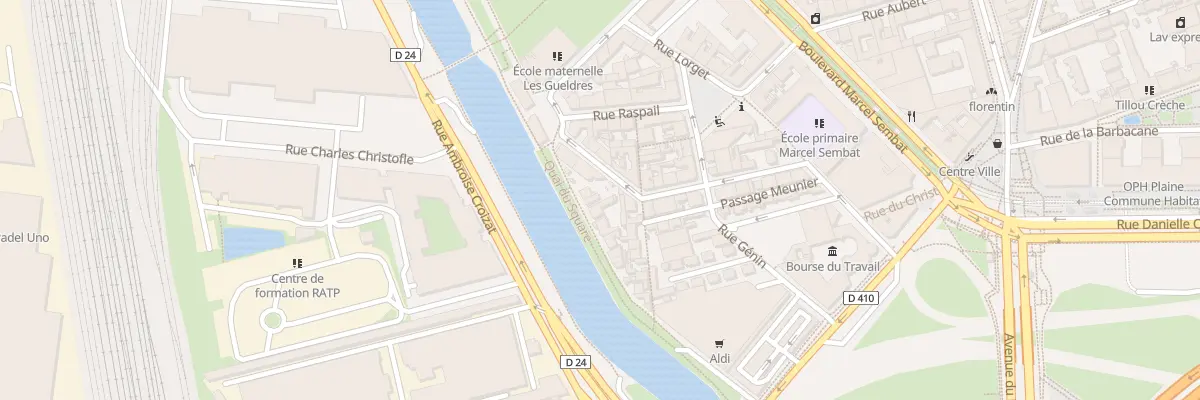 Plan du 8 Rue Samson à Saint-Denis