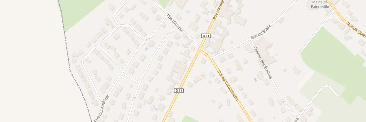 Plan du 48 Rue d’Amiens à Rainneville