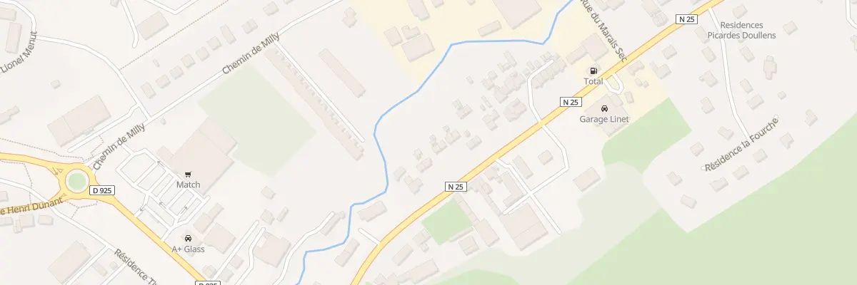 Plan du 30 Av Flandre Dunkerque 40 à Doullens