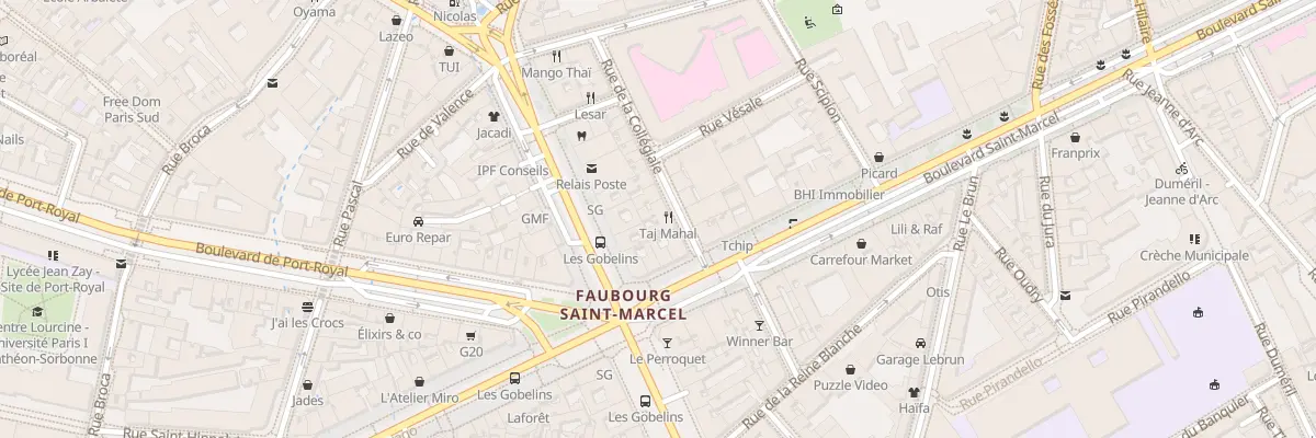 Plan du 3 Rue de la Collégiale à Paris 5e Arrondissement