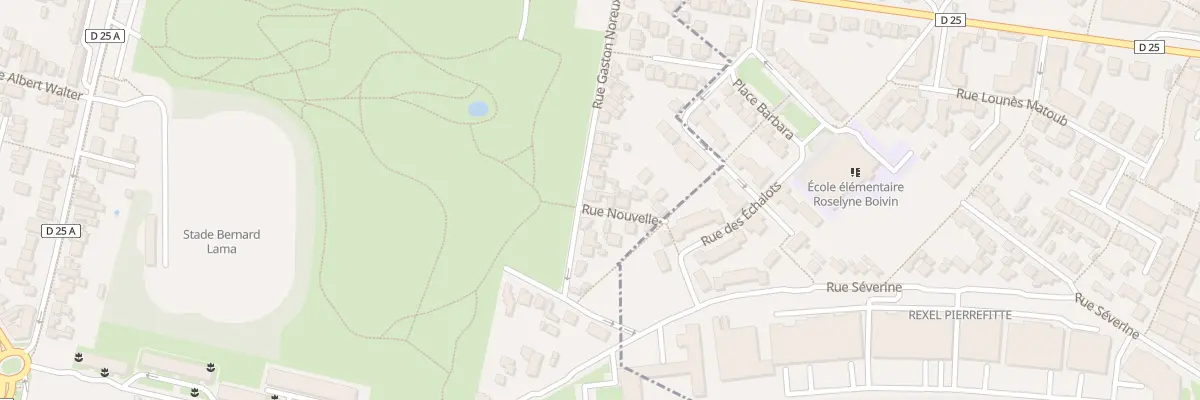 Plan du 21 Rue Gaston Noreux à Villetaneuse