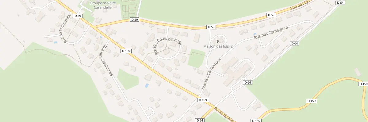Plan du 19 Rue des Cours de Vialle à Crandelles