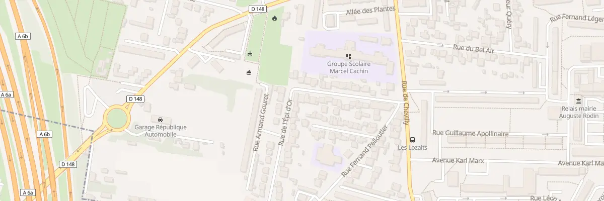 Plan du 25 Rue de l’Epi d’Or à Villejuif