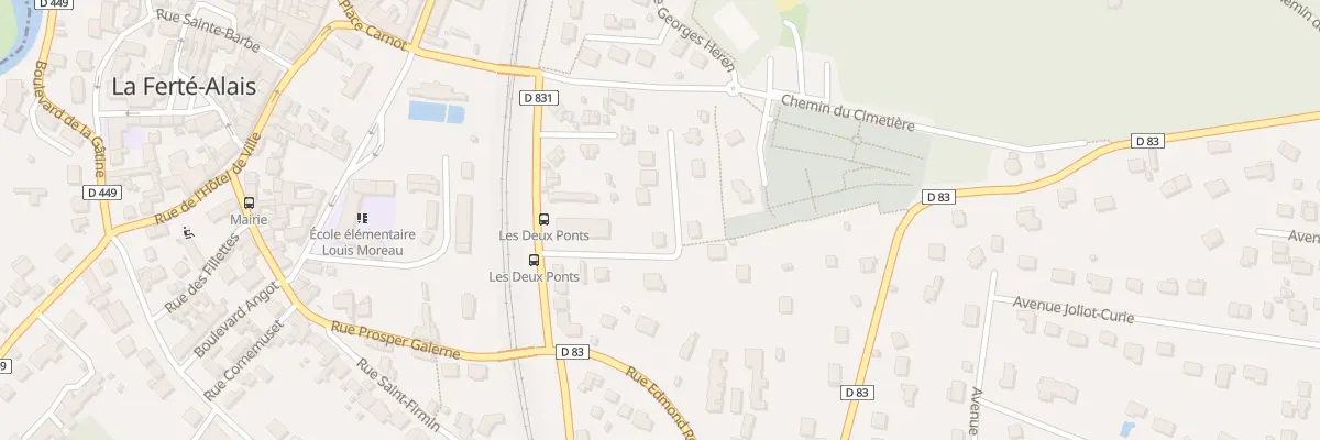 Plan du 1B Rue Marcel Delannoy à La Ferté-Alais