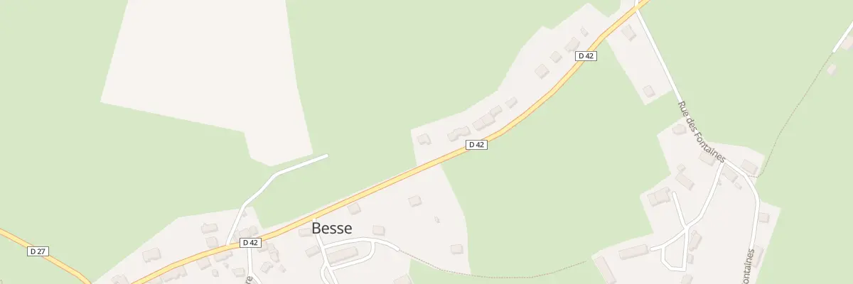 Plan du 21 Rte de Roche Buchée à Besse