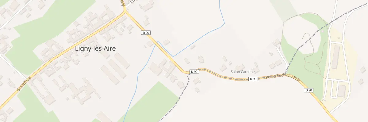 Plan du 3 Rue d’Auchy au Bois à Ligny-lès-Aire