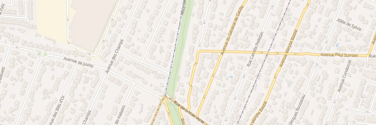 Plan du 15 Rue Paul Lafargue à Paray-Vieille-Poste