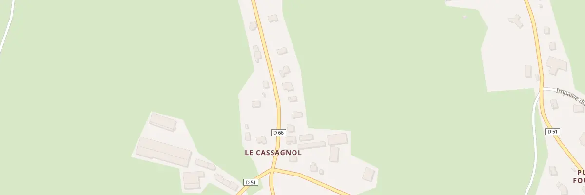 Plan du 6200 La Montagne à Marcolès