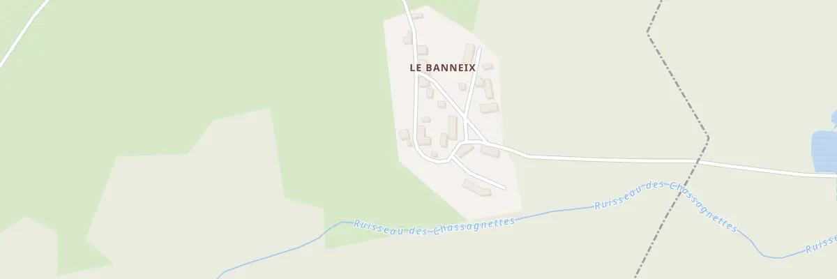 Plan du 4 Le Banneix à Saint-Oradoux-près-Crocq
