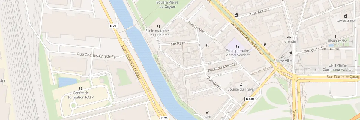 Plan du 7 Rue Samson à Saint-Denis