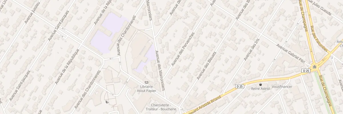Plan du 5 Av des Pervenches à Savigny-sur-Orge