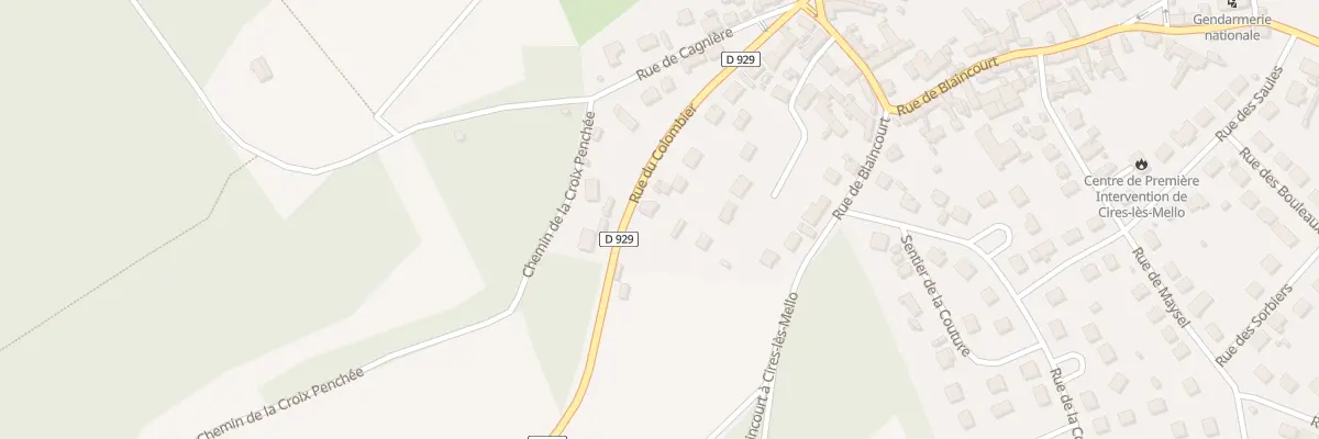 Plan du 79B Rue du Colombier à Cires-lès-Mello