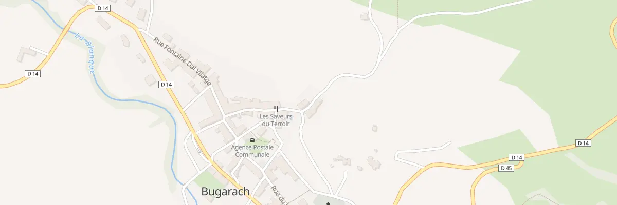 Plan du 9000 Cae Dal Faubourg à Bugarach