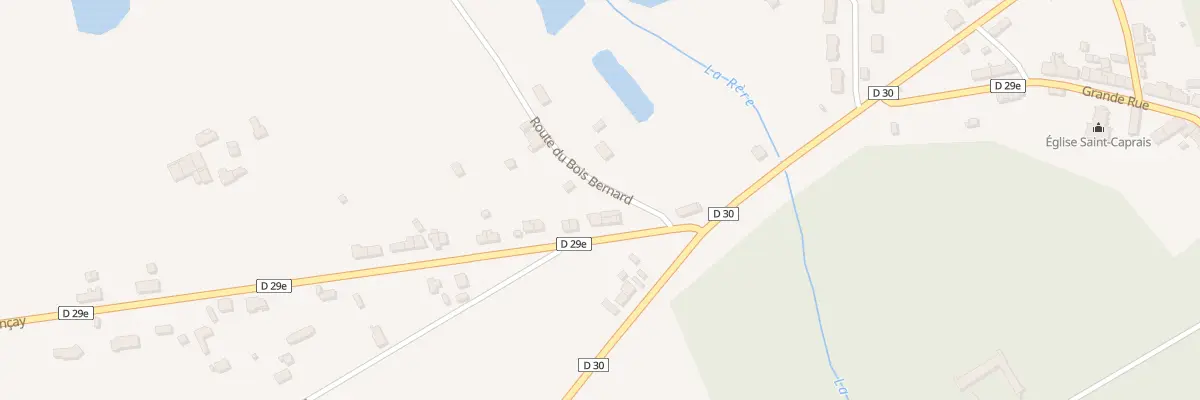 Plan du 2 Rte de Nançay à Presly
