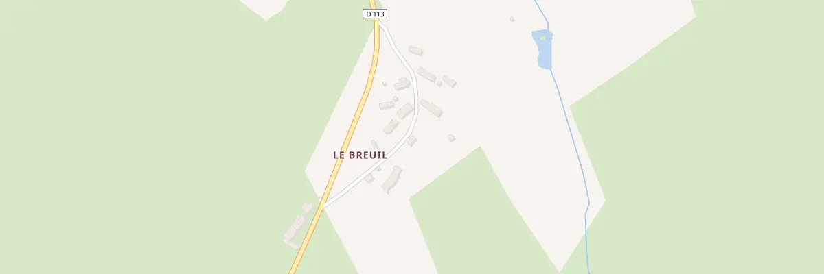 Plan du 2 Le Breuil à Saint-Sauvier