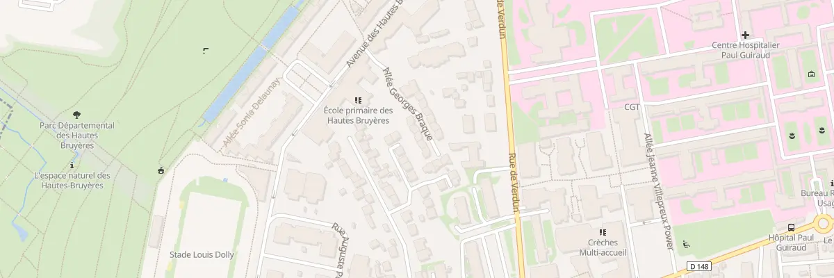 Plan du 10 All Georges Braque à Villejuif