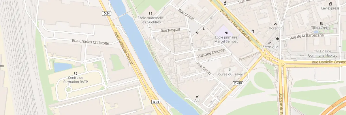 Plan du 10 Rue Samson à Saint-Denis