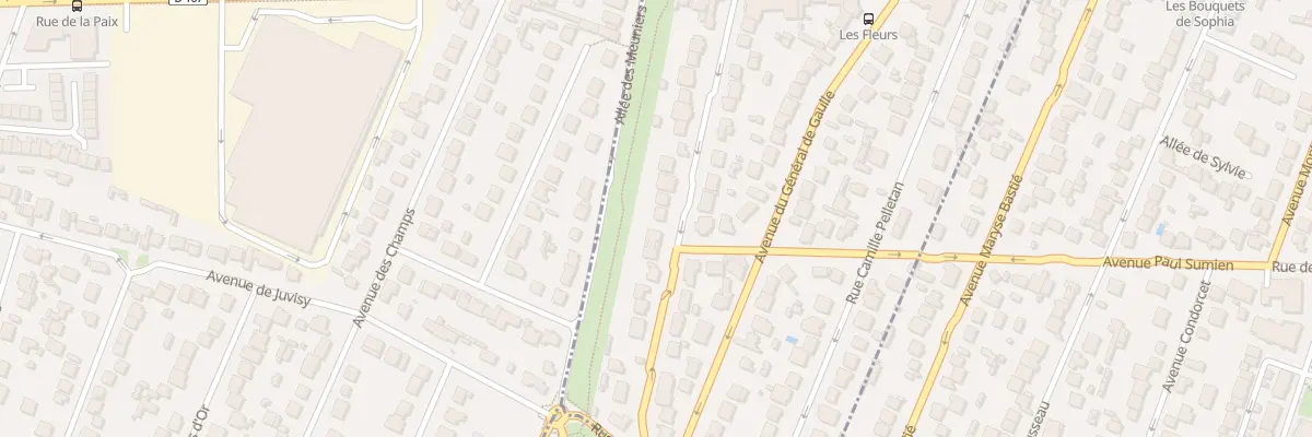 Plan du 23 Rue Paul Lafargue à Paray-Vieille-Poste