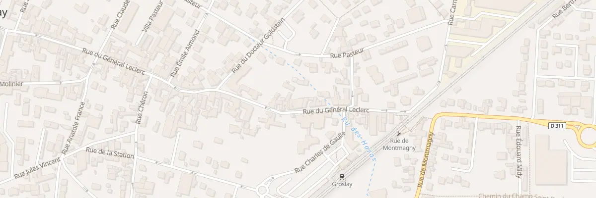 Plan du 81 Rue du Général Leclerc à Groslay