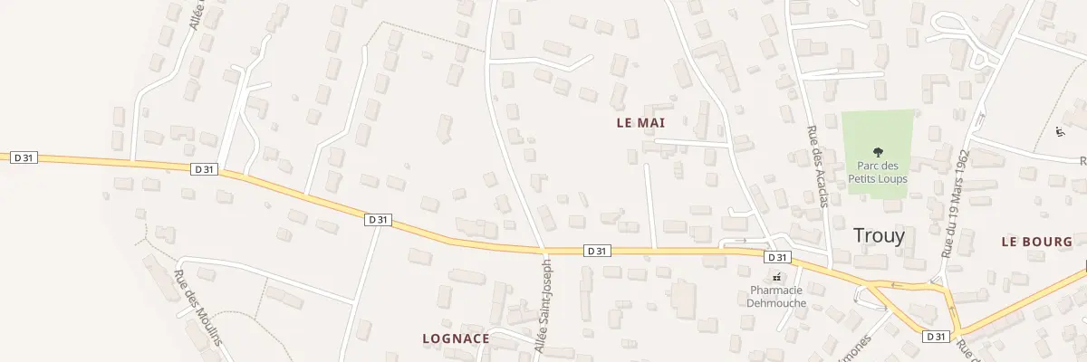 Plan du 6 Rue de Chateau Gaillard à Trouy