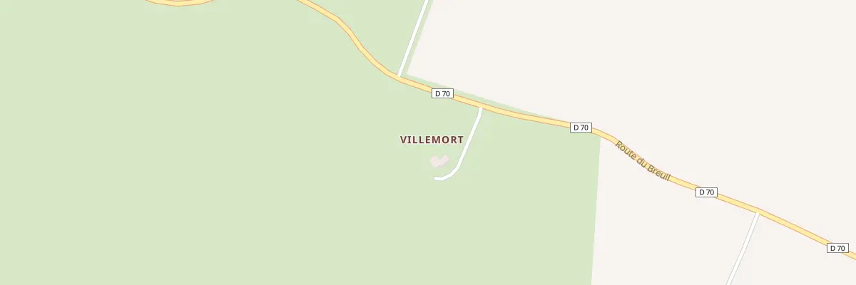Plan du 114 Villemort à Marçais