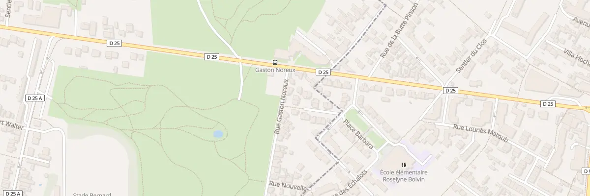 Plan du 20 Rue du Haut du Parc à Villetaneuse