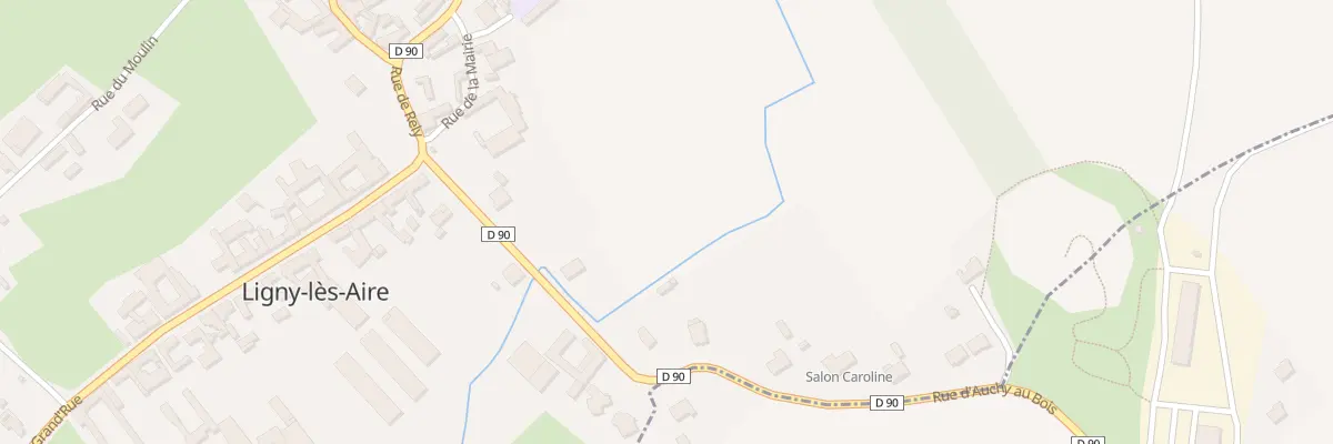Plan du 1C Rue d’Auchy au Bois à Ligny-lès-Aire